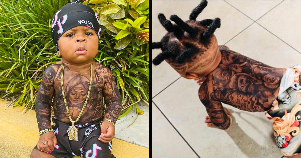Mother’s Tattooing of Baby’s Body Stirs Up Controversy and Invokes Criticism Mother’s Tattooing of Baby’s Body Stirs Up Controversy and Invokes Criticism