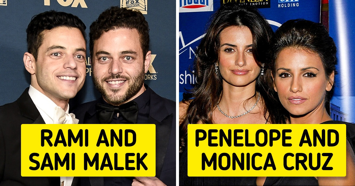 12 Celebrities Whose Similarities With Their Siblings Are Uncanny