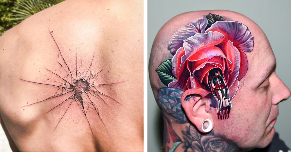 15 Marvelous 3D Tattoos That Look Unreal 15 Marvelous 3D Tattoos That Look Unreal