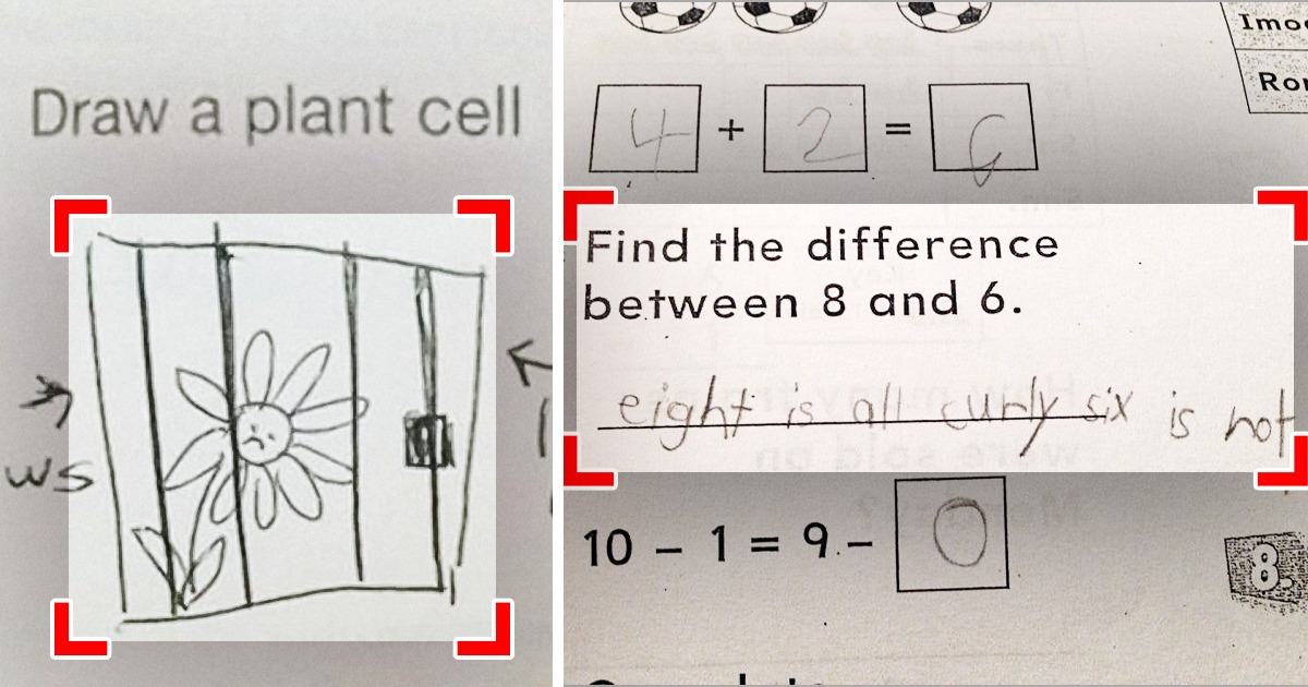 15 Kids Who Got Really Creative and Funny With Their Homework