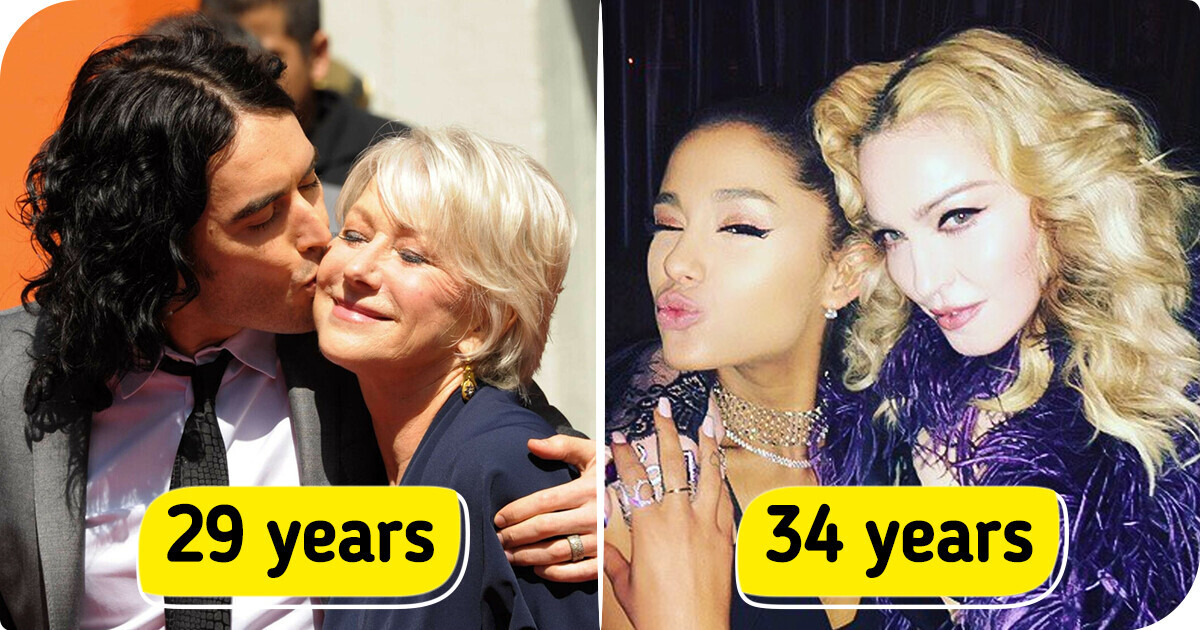 14 Celebrity Friendships That Prove That Age Gaps Aren’t a Big Deal