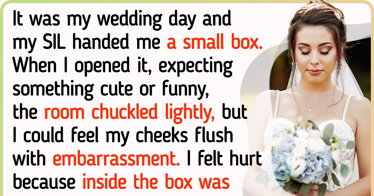 My SIL’s Wedding Gift Left Me Humiliated, Nearly Prompting Me to Burst into Tears My SIL’s Wedding Gift Left Me Humiliated, Nearly Prompting Me to Burst into Tears
