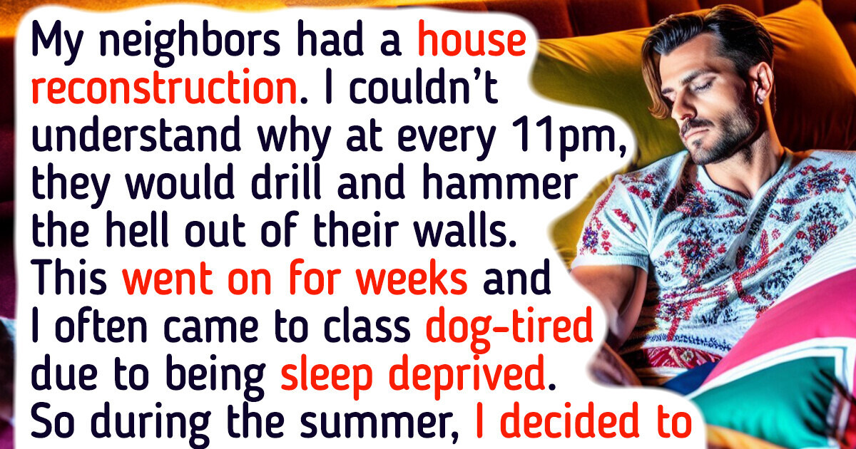 A Man Revenged on a Shrewd Way on Neighbors Who Tortured Everyone With the Noise Every Night A Man Revenged on a Shrewd Way on Neighbors Who Tortured Everyone With the Noise Every Night