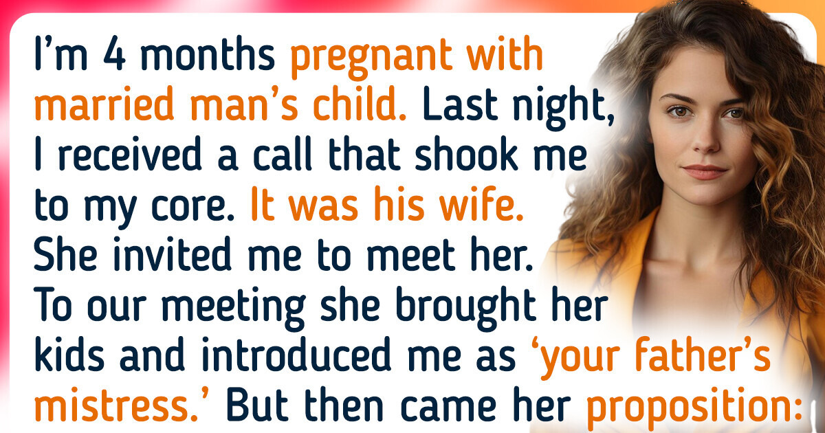 I Am Pregnant from Married Man, but His Wife Shocked Me with a Really Bizzare Deal I Am Pregnant from Married Man, but His Wife Shocked Me with a Really Bizzare Deal