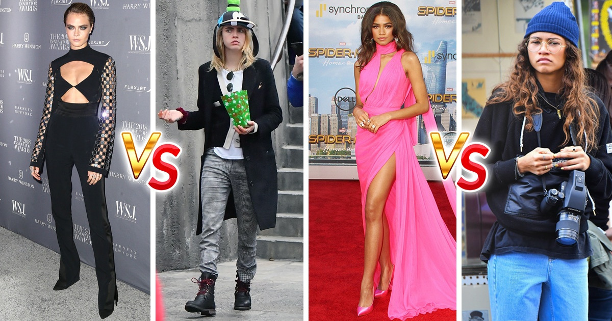 16 Celebrities Whose Red Carpet Looks Are Completely Different from Their Everyday Looks