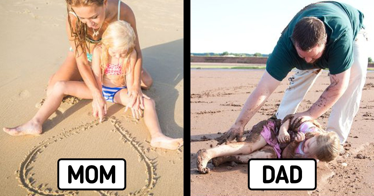 14 Moms and Dads Whose Parenting Styles Are Miles Apart