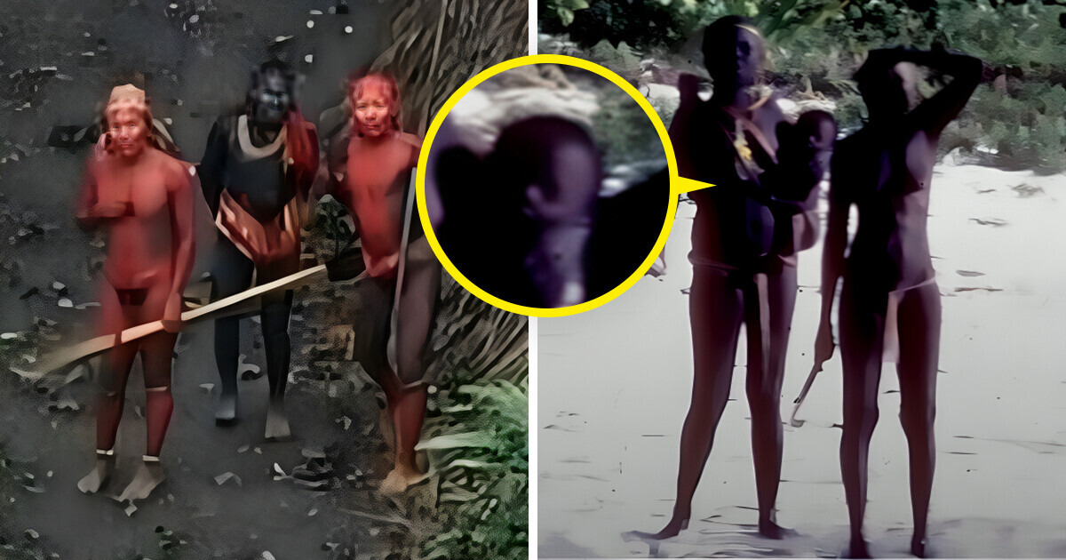 Drone Captured Rare Shots of Unconnected Tribe, Showing How Dramatically Unique Their Life Is