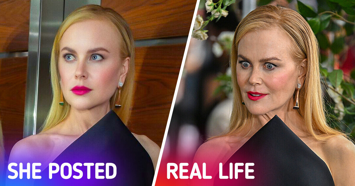 16 Celebrity Photos Revealing the Stark Contrast Between Social Media Posts and Professional Shots