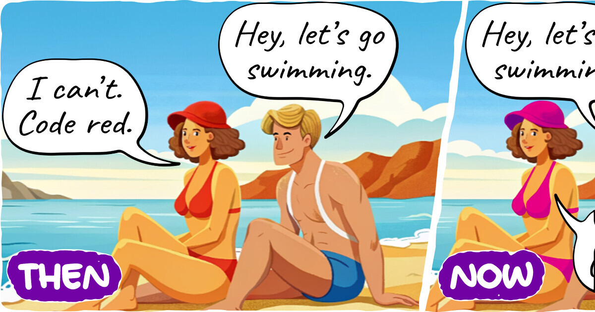 15 Illustrated Comparisons That Prove Why It’s Silly to Be Nostalgic About the Past