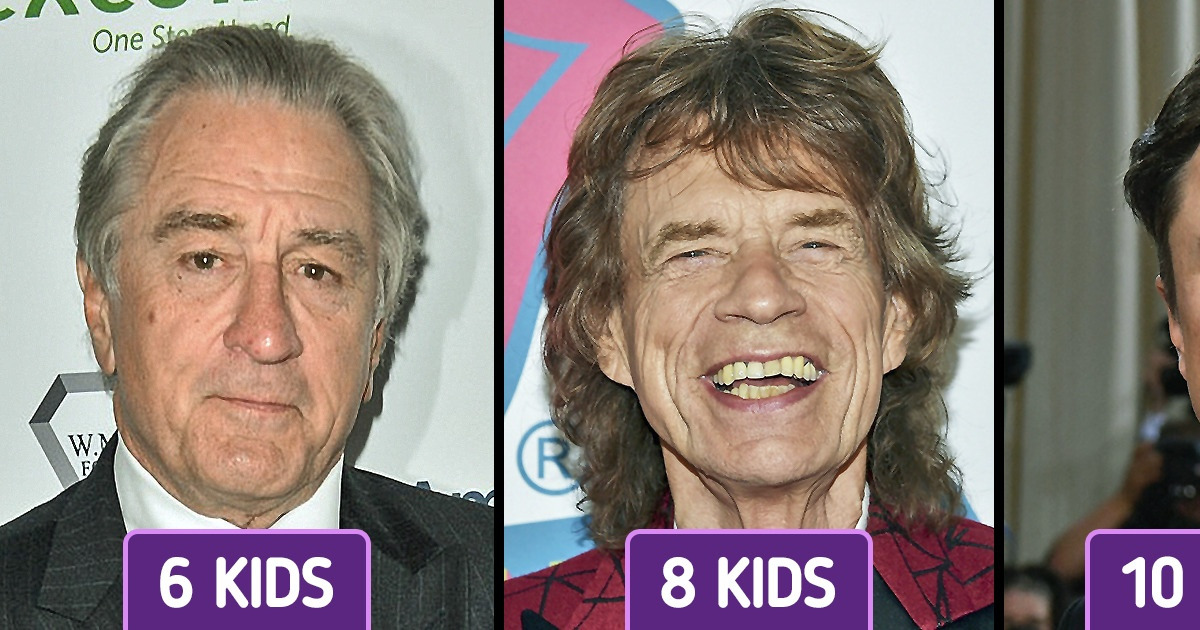 10+ Stars Whose Large Number of Children Caught Us Off Guard 10+ Stars Whose Large Number of Children Caught Us Off Guard
