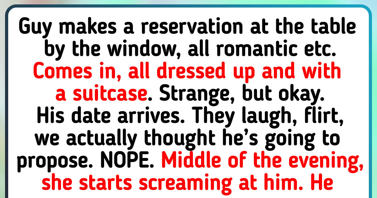 20+ Waiters Became Witnesses to Such Awkward Dates That You’d Wish to Disappear Through the Ground