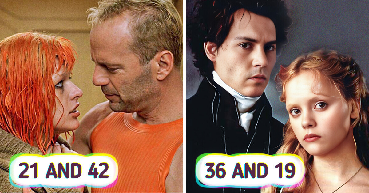 15+ Movie Lovers That We Didn’t Know Had Huge Age Gaps 15+ Movie Lovers That We Didn’t Know Had Huge Age Gaps
