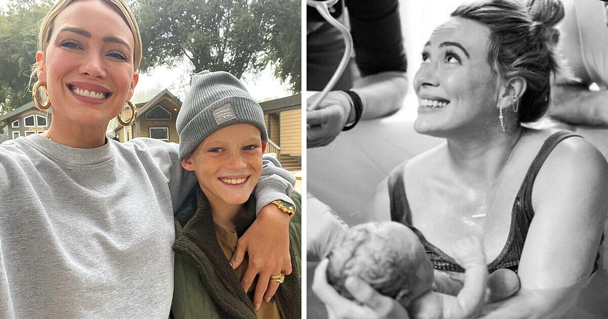 Hilary Duff Let Her 9-Year-Old Son Watch Her Give Birth and His Reaction Was Something