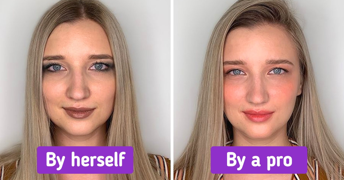 16 Girls Compared Their Everyday Makeup With That of a Professional, and It’s Hard to Tell Which One Is Better 16 Girls Compared Their Everyday Makeup With That of a Professional, and It’s Hard to Tell Which One Is Better