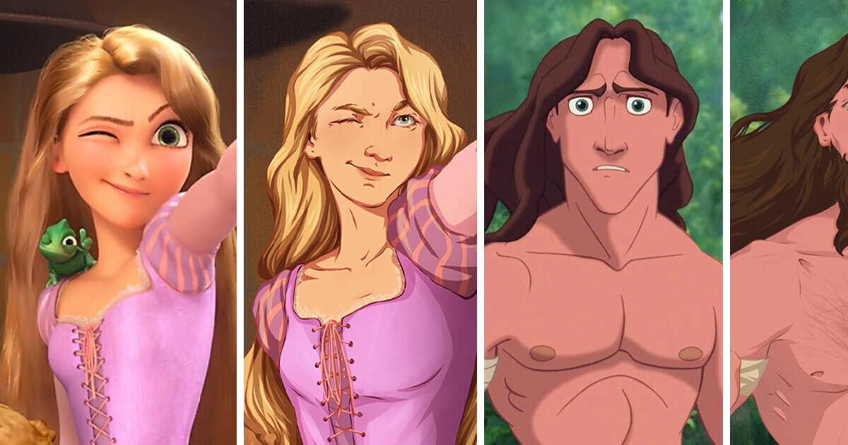 How 10 Cartoon Characters Would Look With More Realistic Features How 10 Cartoon Characters Would Look With More Realistic Features