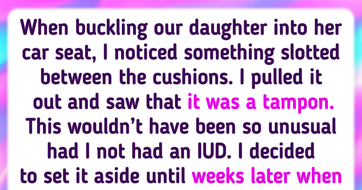 A Woman Finds a Tampon in Her Husband’s Car, and the Disturbing Truth Leaves Her in Deep Shock A Woman Finds a Tampon in Her Husband’s Car, and the Disturbing Truth Leaves Her in Deep Shock