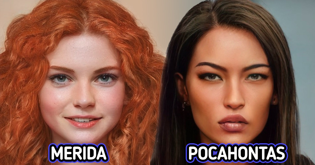 An Artist Imagines What Disney Characters Would Look Like If They Lived in Our World