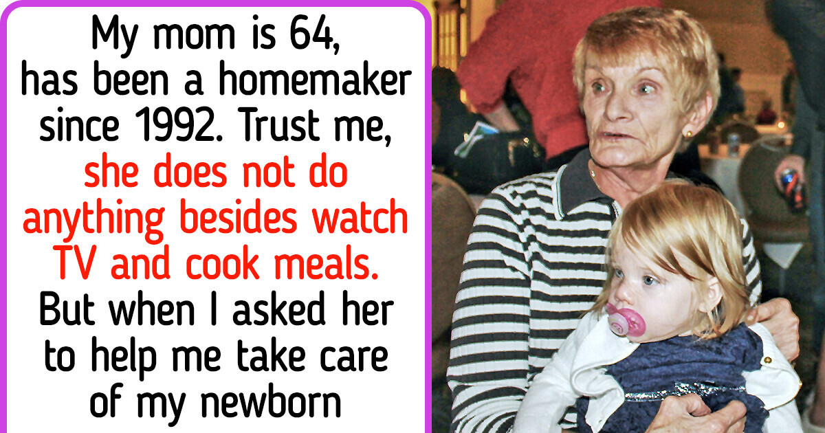 An Elderly Lady Put Her Cheeky Daughter in Her Place, Who Decided to Use Her As a Free Babysitter for The Kids