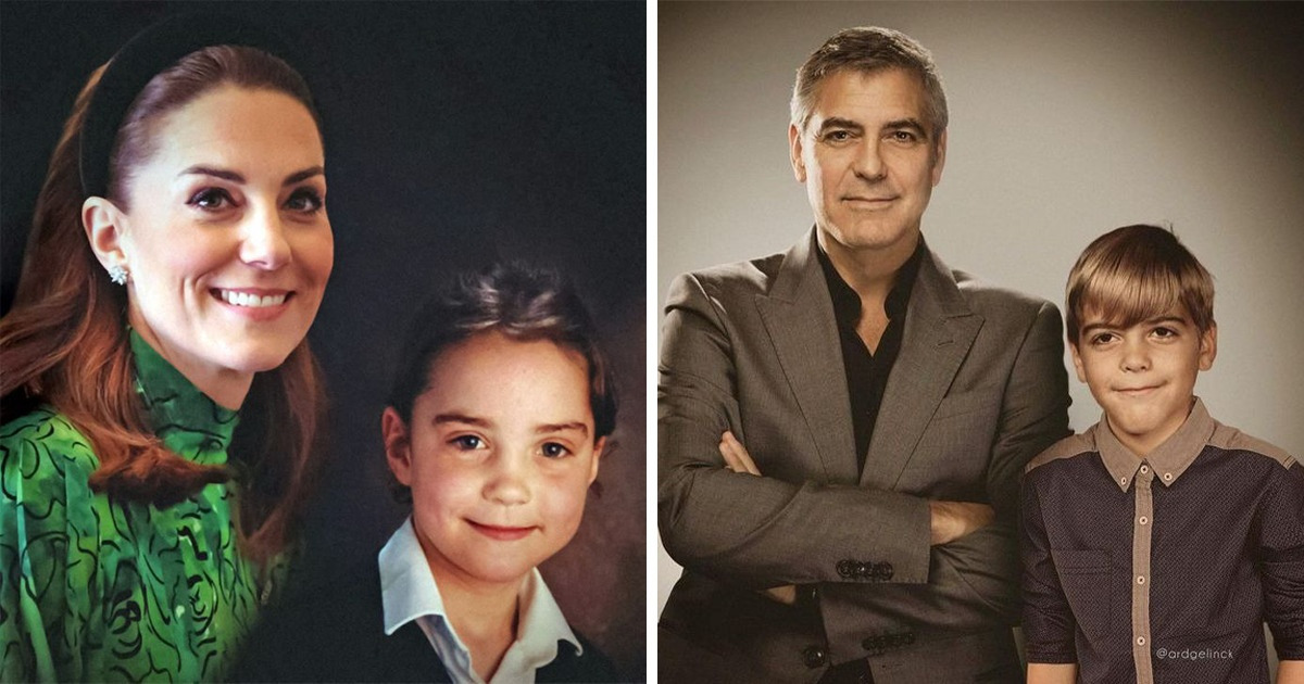 An Artist Photoshops Celebrities With Their Younger Selves to Prove How Quickly Time Has Flown By An Artist Photoshops Celebrities With Their Younger Selves to Prove How Quickly Time Has Flown By