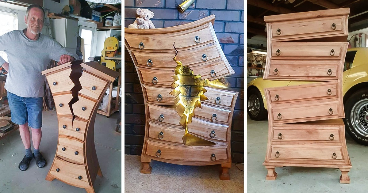 A Retired Carpenter From New Zealand Transforms Furniture Into Fairy-Tale Masterpieces