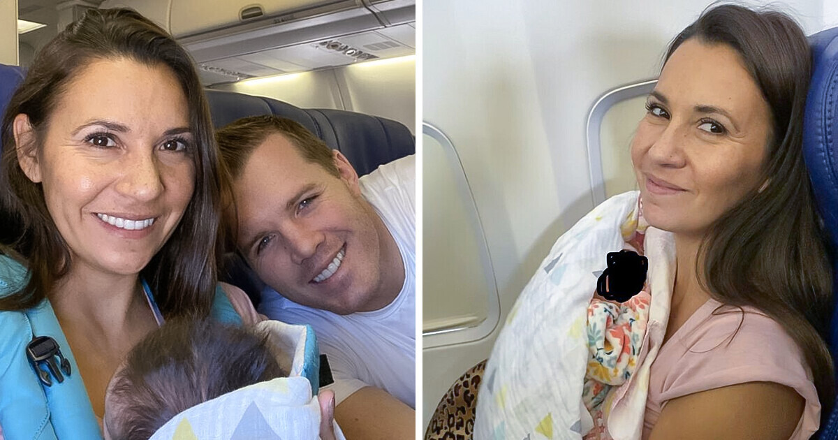 A Couple Received a Baby Shower on the Plane After Adopting Their Baby Daughter