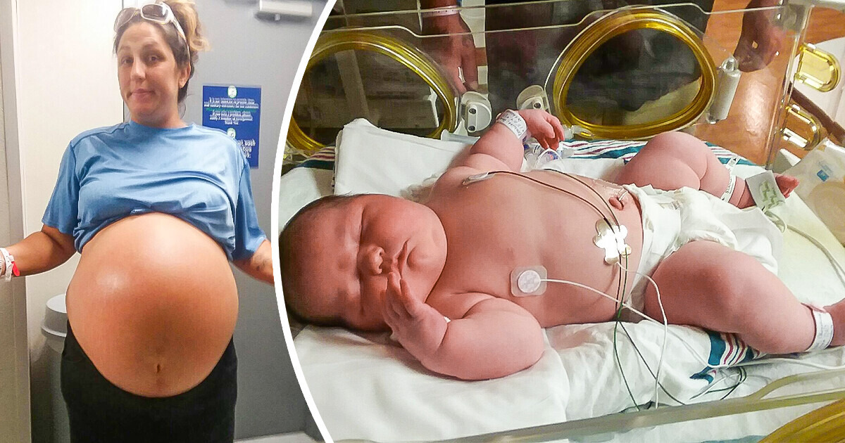 Mom Gives Birth to a 13-lb Baby, and the Photos of Her Newborn Leave Many People Confused