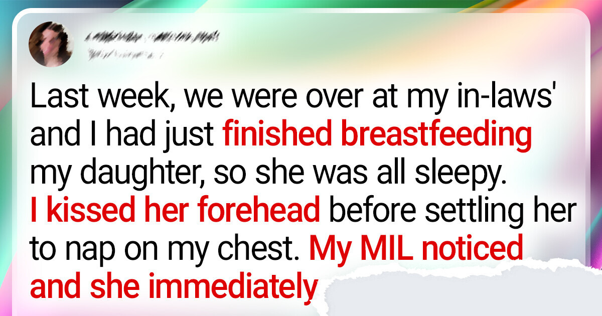 A Young Mom Kisses Her Baby in Front of MIL Who Is Not Allowed to and Gets Asked to Stop A Young Mom Kisses Her Baby in Front of MIL Who Is Not Allowed to and Gets Asked to Stop