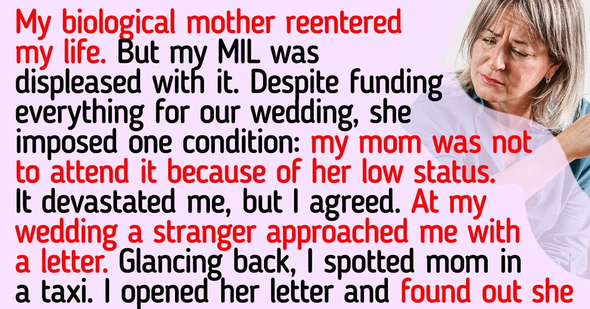 My MIL Forced Me to Exclude My Mom From My Wedding Day My MIL Forced Me to Exclude My Mom From My Wedding Day