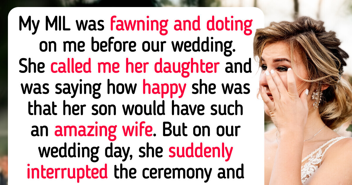 My MIL Interrupts Our Wedding Vows, Shouting at Me and Stealing the Spotlight