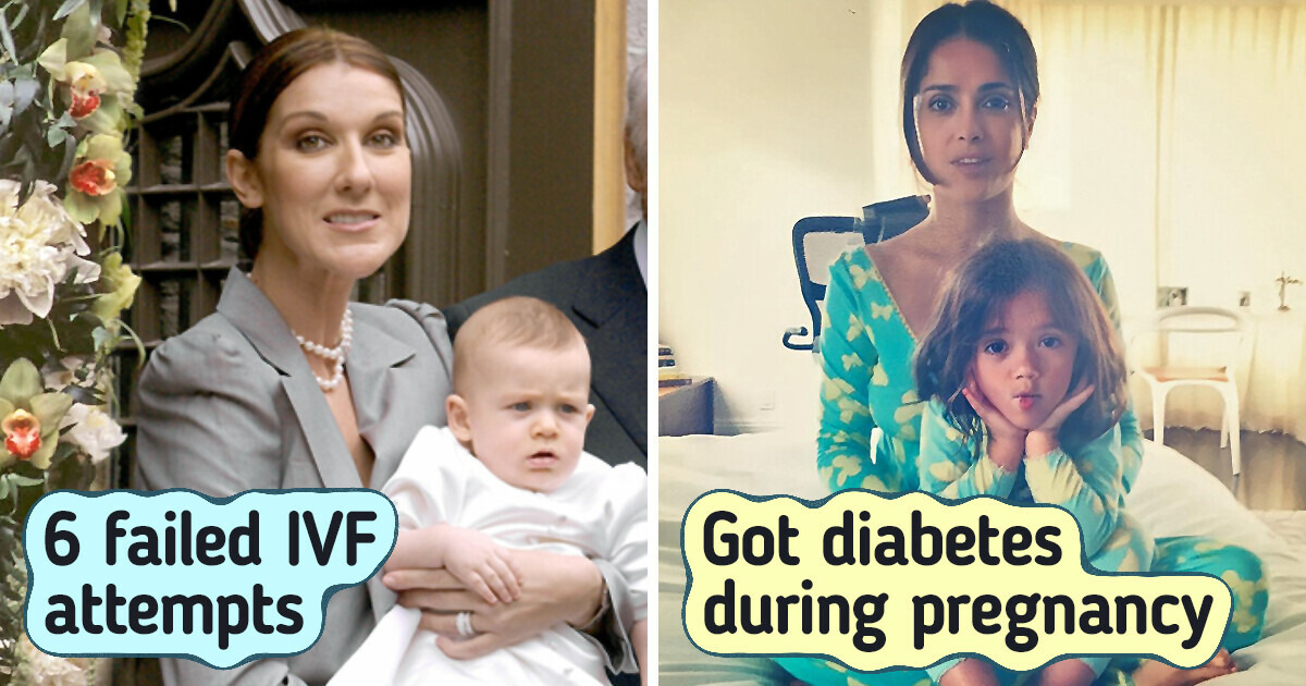 17 Celebrities Who Took the Long and Difficult Path to Happy Motherhood
