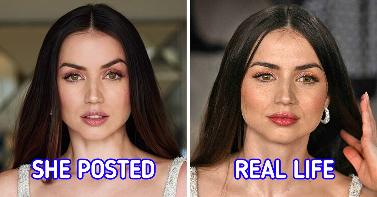 15+ Stars Whose Social Media Photos Are Different From the Ones Photographers Have Taken