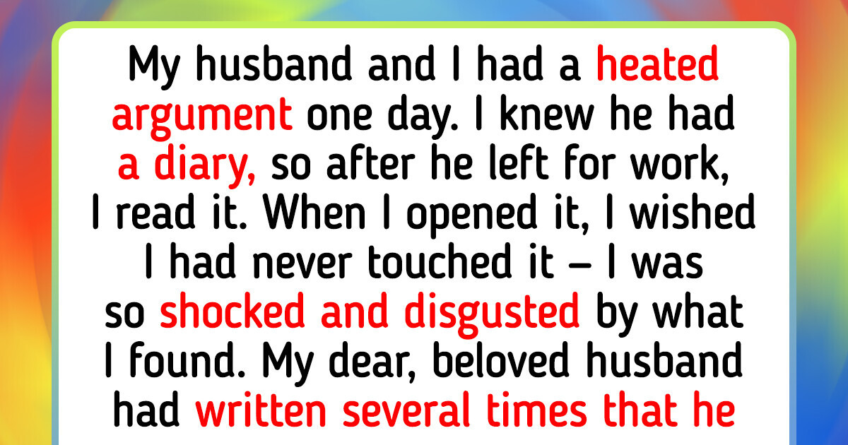 I Revealed a Disturbing Secret from My Husband’s Diary — Now I Don’t Feel Safe with Him Anymore I Revealed a Disturbing Secret from My Husband’s Diary — Now I Don’t Feel Safe with Him Anymore