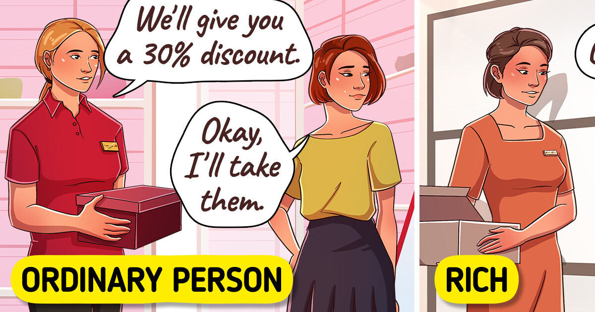 15+ Behavioral Contrasts Between the Affluent and the Ordinary