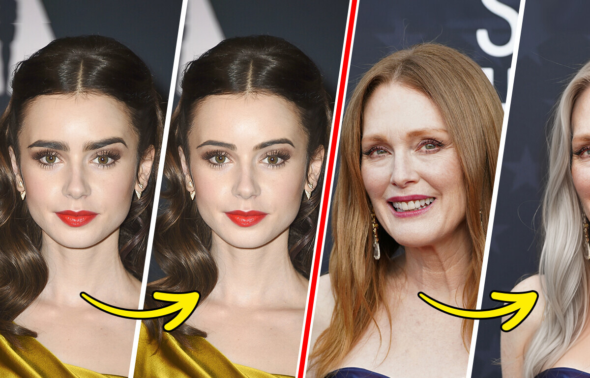 We Imagined 10 Celebrities Without Their Iconic Features — and the Results Are Truly Curious We Imagined 10 Celebrities Without Their Iconic Features — and the Results Are Truly Curious