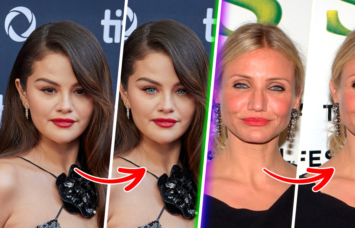 We Gave 15 Celebrities Different Eye Colors to See How One Small Detail Changes Everything
