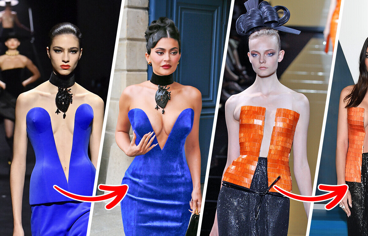 19 Outfits That Look Completely Different on Celebrities vs. Runway Models 19 Outfits That Look Completely Different on Celebrities vs. Runway Models