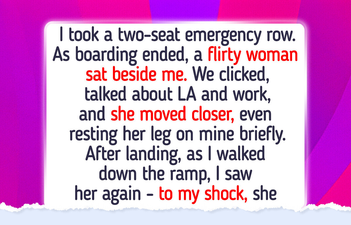 A Stranger Flirted With Me on a Plane — The Ending Caught Me Off Guard