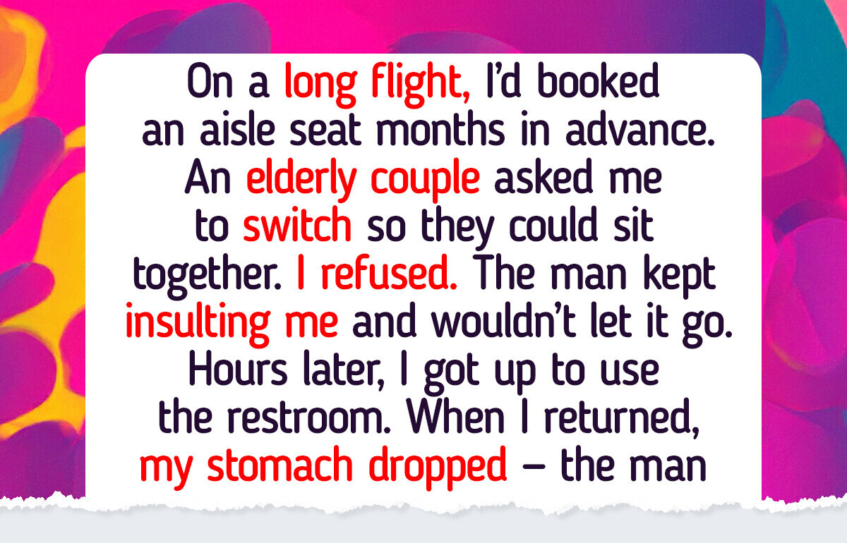 I Refused to Give Up My Seat for an Elderly Couple — Being Older Doesn’t Entitle You