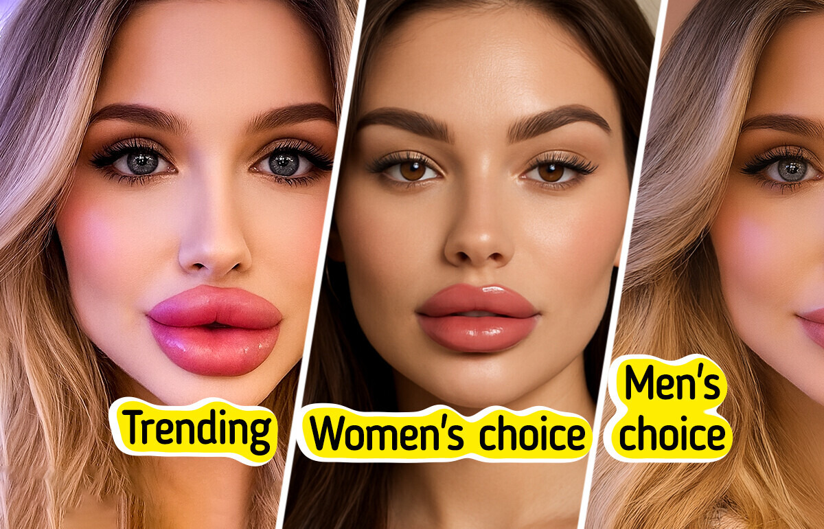 Study Reveals Men and Women Prefer Different Lip Sizes, Sparking Heated Debate