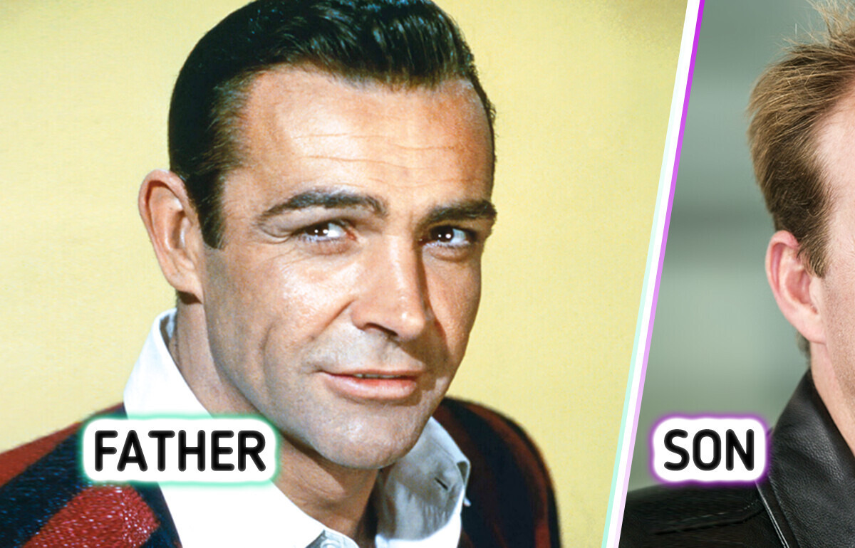 Descendants of the Most Handsome Actors of the 20th Century at Their Most Look-Alike Moments