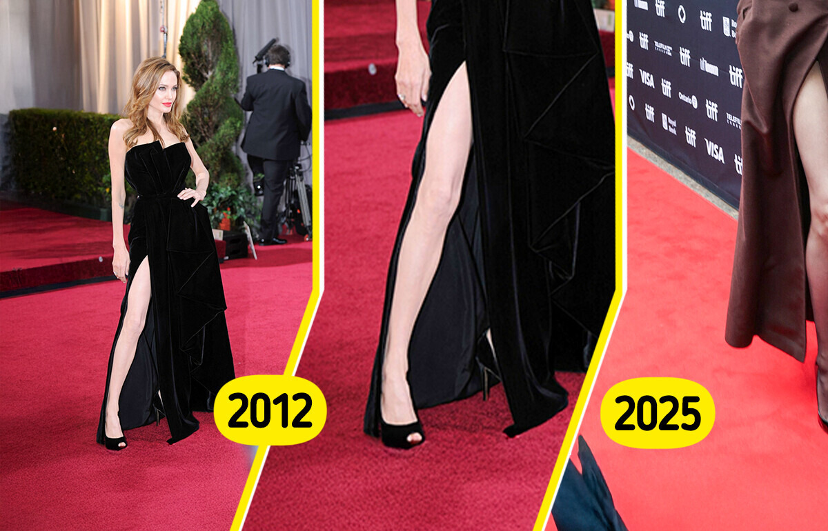 “Just Weird!” Angelina Jolie Recreates Her Iconic Leg Dress — People Can’t Agree “Just Weird!” Angelina Jolie Recreates Her Iconic Leg Dress — People Can’t Agree