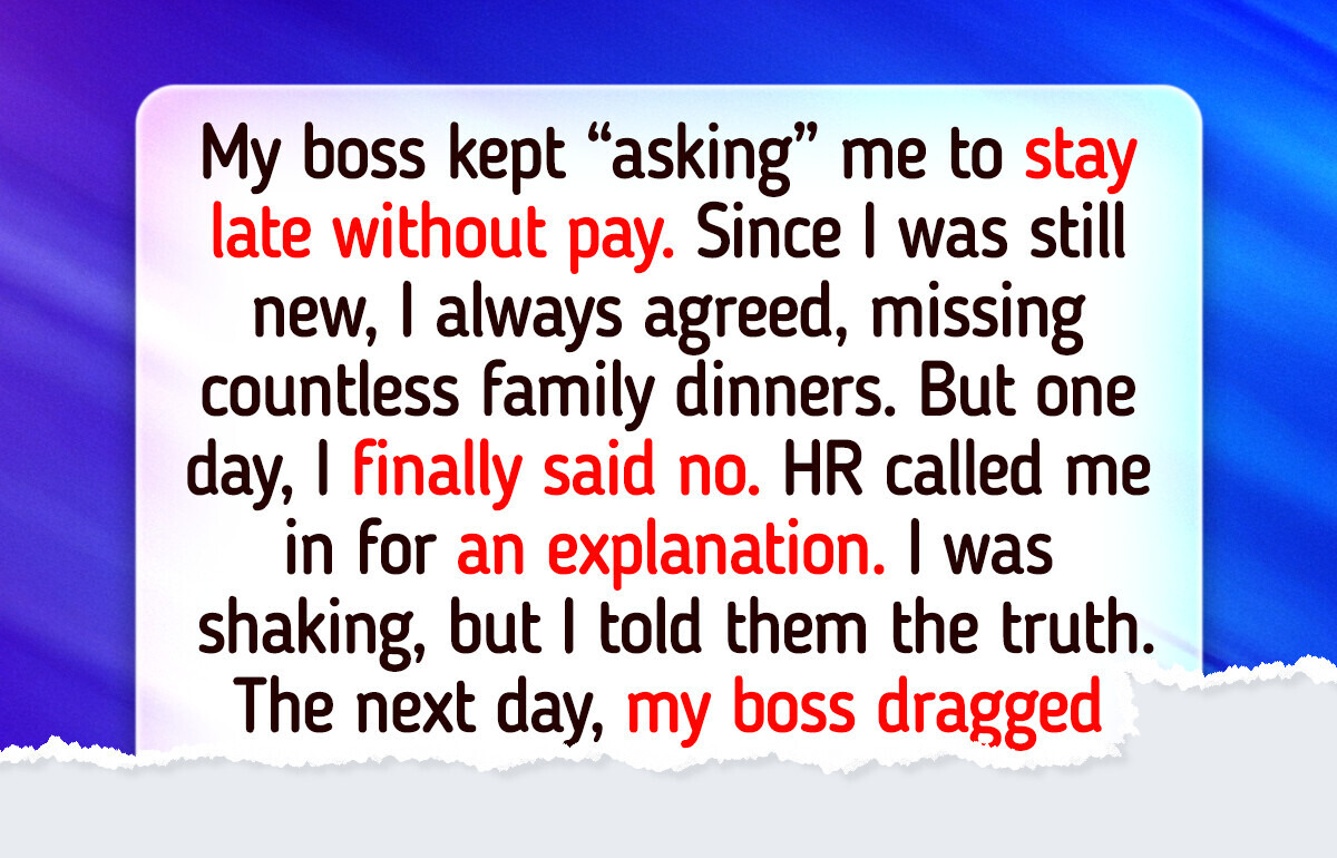 I Said No to Working Late for Free — What Followed Was Beyond Anything I Imagined