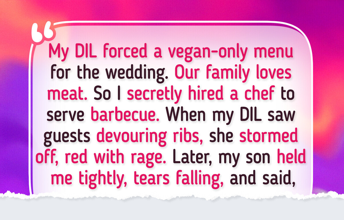I Couldn’t Pretend to Support a Vegan Menu at My Only Son’s Wedding