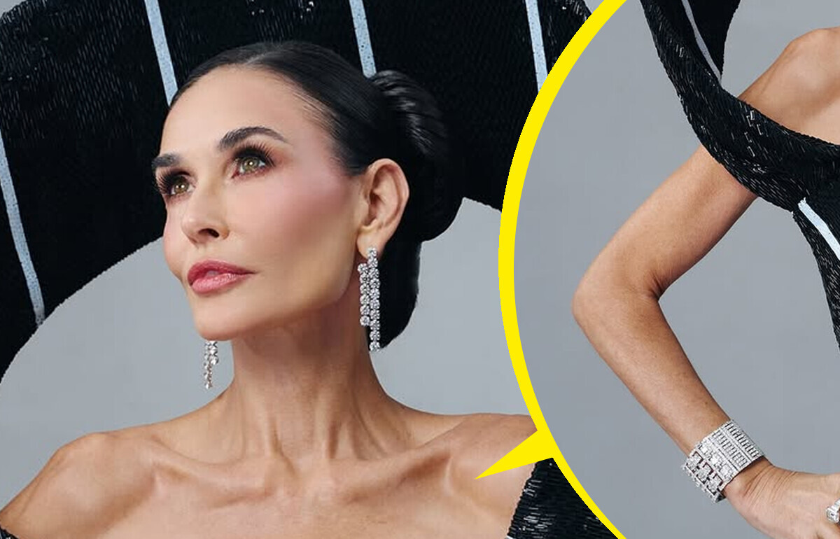 Demi Moore Wears ONLY A TIE and Leaves Everyone Speechless