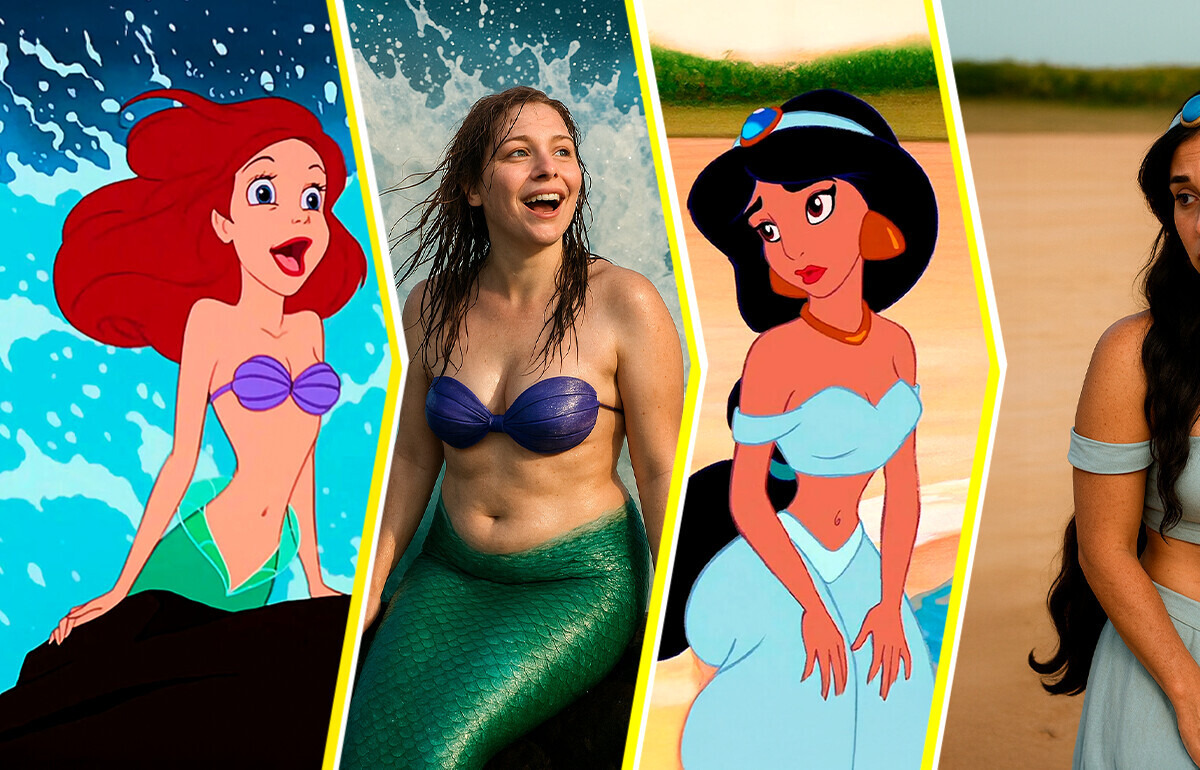 The Artist Reimagines Disney Princesses with Realistic Bodies, and the Result Is Truly Spectacular