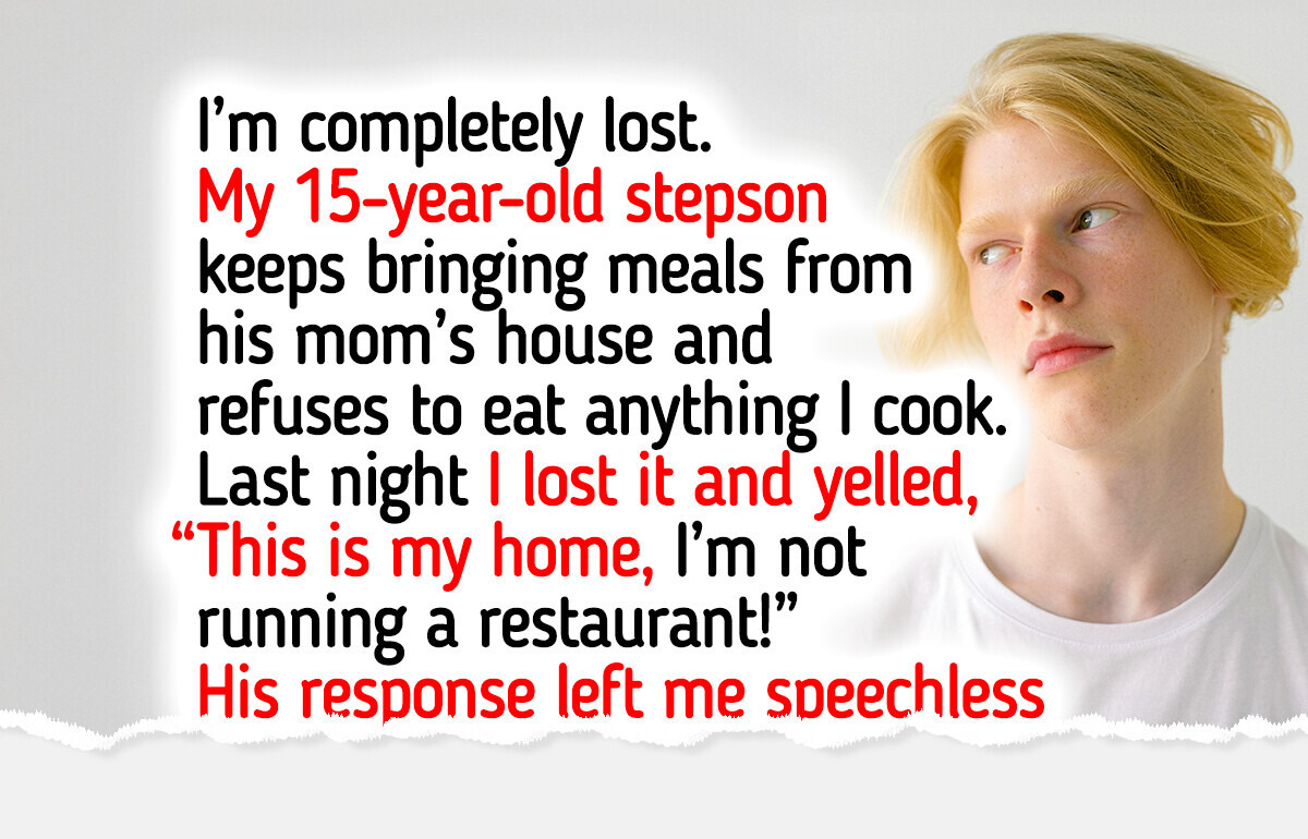 My Stepson Keeps Bringing His Mom’s Meals — I Had to Set Boundaries