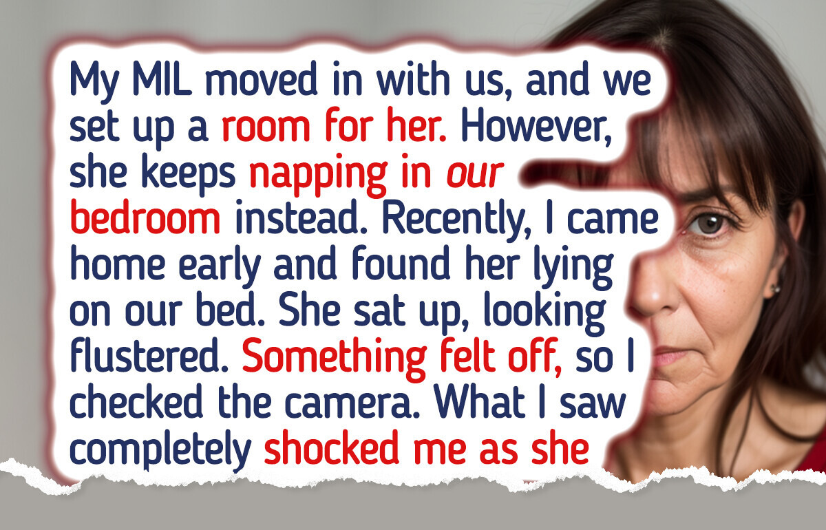 I Checked the Security Camera After My MIL’s Bizarre Request — What I Saw Left Me Speechless