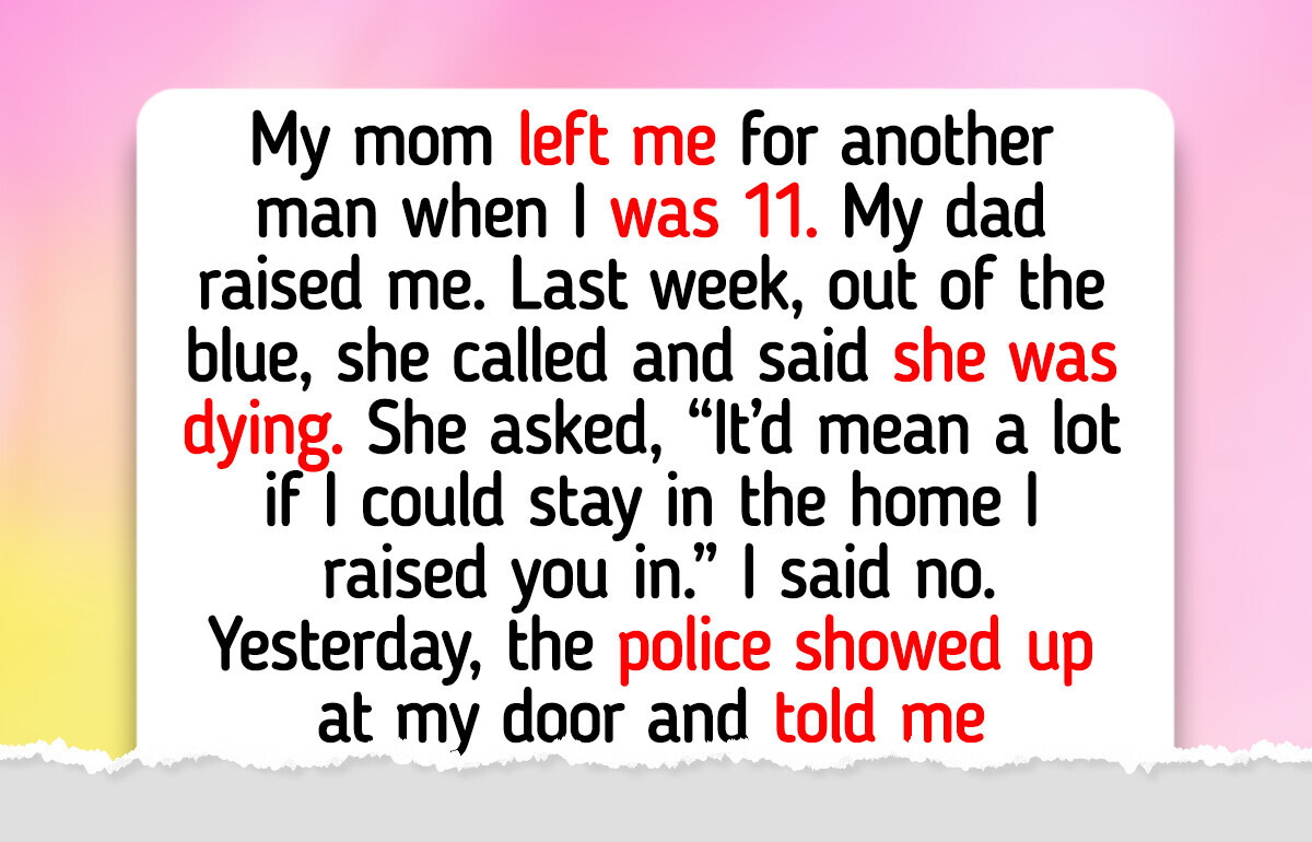 My Terminally Ill Mother Wanted to Move In, but I Said No — She Left Me First My Terminally Ill Mother Wanted to Move In, but I Said No — She Left Me First