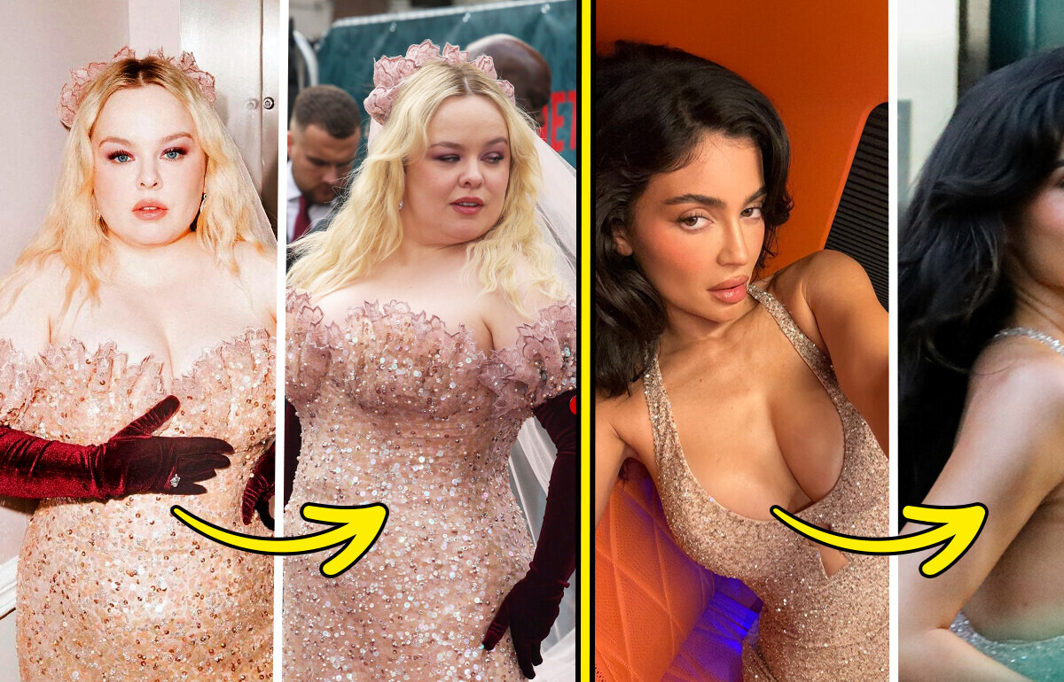 14 Side-by-Side Celebrity Shots That Reveal Social Media vs. Reality