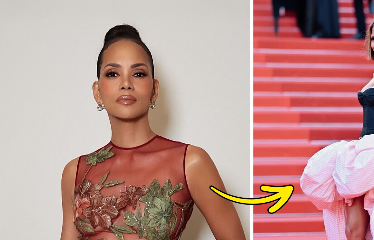 “Bed Sheet”, Halle Berry’s Cannes Gown Switch Stirs Controversy After Festival Bans ’Naked Dresses’ “Bed Sheet”, Halle Berry’s Cannes Gown Switch Stirs Controversy After Festival Bans ’Naked Dresses’